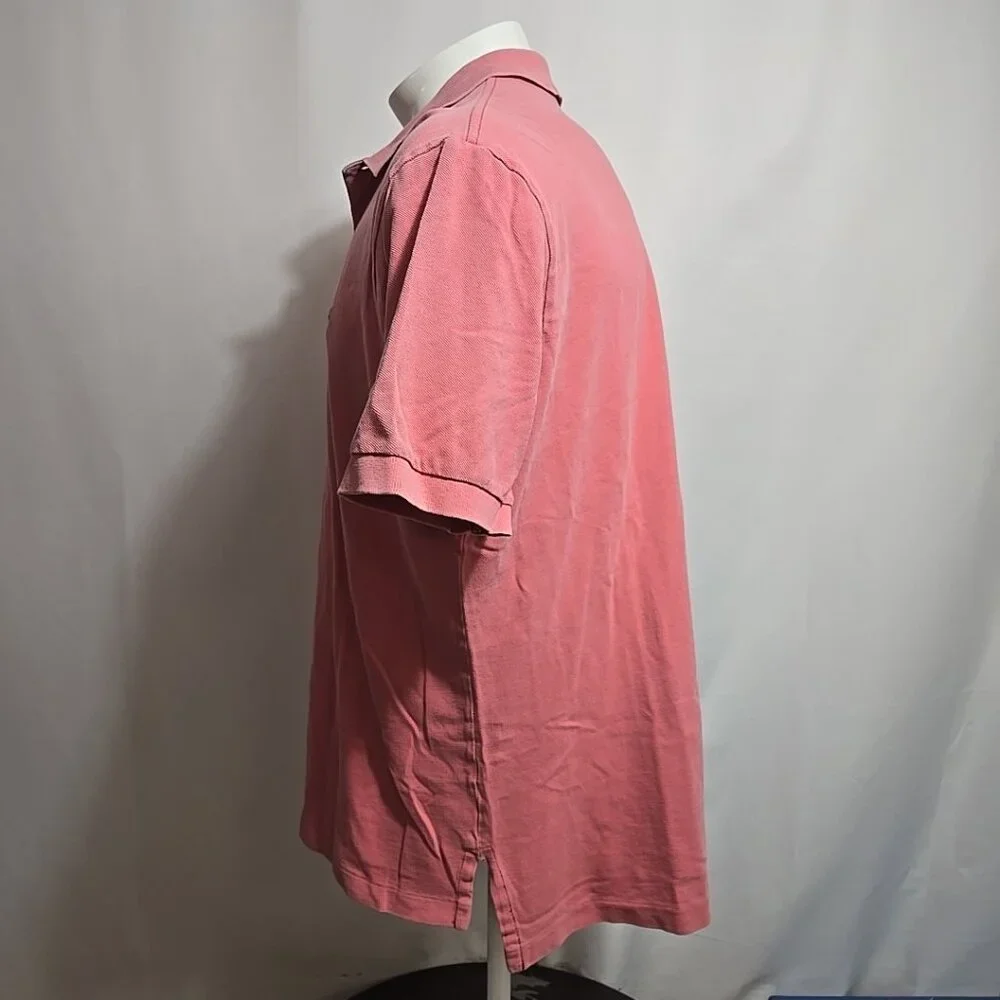 Vintage Polo Ralph Lauren Mens Shirt Size XL Watermelon Pink Muscle Cuff 90s Y2K